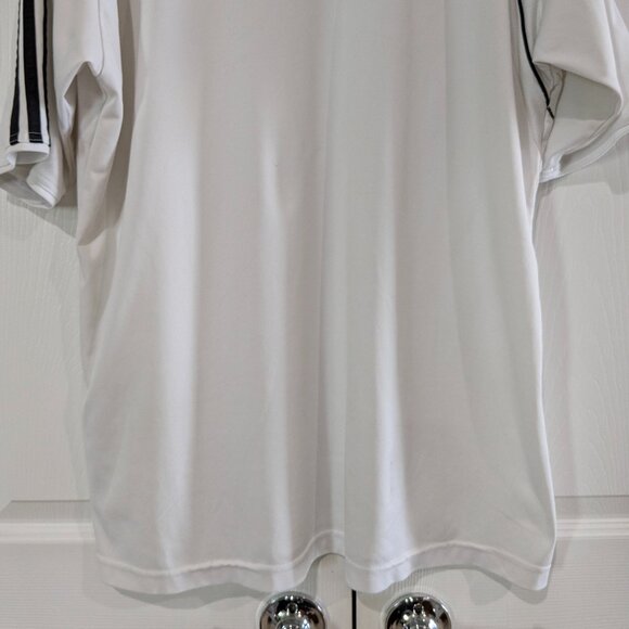 Adidas Men's adiPure Climalite Athletic Shirt, White, Size XL, Short Sleeve - Picture 10 of 16